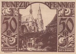 50 PFENNIG 1921 Stadt PADERBORN Westphalia UNC DEUTSCHLAND Notgeld #PI891 - [11] Emisiones Locales