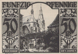 50 PFENNIG 1921 Stadt PADERBORN Westphalia UNC DEUTSCHLAND Notgeld #PI884 - [11] Emisiones Locales