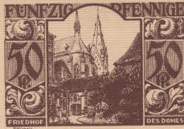 50 PFENNIG 1921 Stadt PADERBORN Westphalia UNC DEUTSCHLAND Notgeld #PB437 - [11] Emisiones Locales