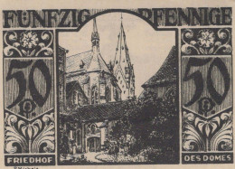 50 PFENNIG 1921 Stadt PADERBORN Westphalia UNC DEUTSCHLAND Notgeld #PA615 - Lokale Ausgaben