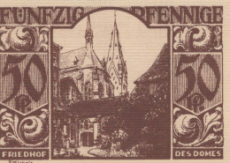 50 PFENNIG 1921 Stadt PADERBORN Westphalia DEUTSCHLAND Notgeld Banknote #PG192 - [11] Emisiones Locales