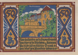 50 PFENNIG 1921 Stadt OSNABRÜCK Hanover UNC DEUTSCHLAND Notgeld Banknote #PI824 - Lokale Ausgaben