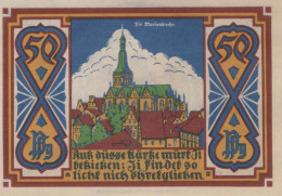 50 PFENNIG 1921 Stadt OSNABRÜCK Hanover DEUTSCHLAND Notgeld Banknote #PF626 - Lokale Ausgaben