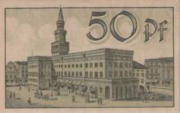 50 PFENNIG 1921 Stadt OPPELN Oberen Silesia UNC DEUTSCHLAND Notgeld #PH296 - Lokale Ausgaben