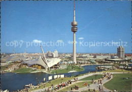 71911546 Muenchen Olympiagelaende Turm Und BMW-Hochhaus  Muenchen - Muenchen