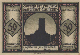 50 PFENNIG 1921 Stadt NEUSTRELITZ Mecklenburg-Strelitz DEUTSCHLAND #PG079 - [11] Emissions Locales