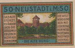 50 PFENNIG 1921 Stadt NEUSTADT MECKLENBURG-SCHWERIN UNC DEUTSCHLAND #PH259 - [11] Emissions Locales
