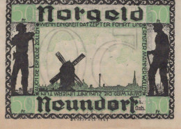 50 PFENNIG 1921 Stadt NEUNDORF IN ANHALT Anhalt DEUTSCHLAND Notgeld #PF439 - [11] Emissions Locales