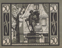 50 PFENNIG 1921 Stadt MÜNSTER IN WESTFALEN Westphalia UNC DEUTSCHLAND #PH967 - Lokale Ausgaben
