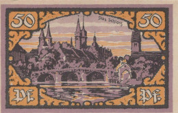 50 PFENNIG 1921 Stadt MERSEBURG Saxony DEUTSCHLAND Notgeld Banknote #PF873 - [11] Emissions Locales