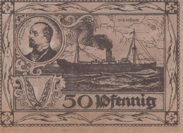 50 PFENNIG 1921 Stadt MALLMITZ Niedrigeren Silesia UNC DEUTSCHLAND Notgeld #PI745 - [11] Lokale Uitgaven