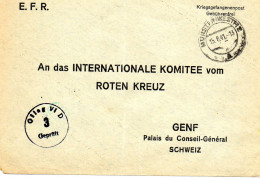 ALLEMAGNE. 1941. " OFLAG  VI D". E.F.R. ROTEN KREUZ SUISSE. CENSURE. - Covers & Documents