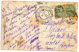 FRANCE-BOSNIE. 1906. "K.UND.K.MILIT.POST -SARAJEVO; - Bosnië En Herzegovina