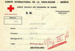 SUISSE-ALLEMAGNE.1940-45. .A. P. G GENEVE . - Marcophilie