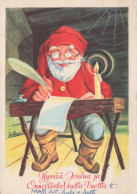 BABBO NATALE Natale Vintage Cartolina CPSM #PAK394.IT - Santa Claus