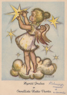 ANGELO Buon Anno Natale Vintage Cartolina CPSM #PAJ285.IT - Angels