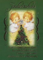 ANGELO Buon Anno Natale Vintage Cartolina CPSM #PAH890.IT - Angels