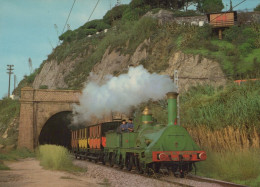 TRENO TRASPORTO FERROVIARIO Vintage Cartolina CPSM #PAA693.IT - Trains