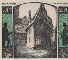 50 PFENNIG 1922 Stadt QUEDLINBURG Saxony UNC DEUTSCHLAND Notgeld Banknote #PB836 - [11] Emissions Locales
