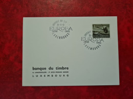 LETTRE / CARTE Luxembourg 1961 JOURNEE DU TIMBRE EUROPA - Other & Unclassified