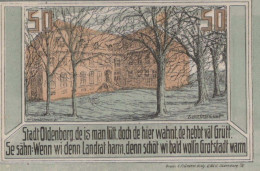 50 PFENNIG 1922 Stadt OLDENBURG IN HOLSTEIN Schleswig-Holstein DEUTSCHLAND #PF859 - Lokale Ausgaben