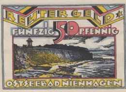 50 PFENNIG 1922 Stadt NIENHAGEN Mecklenburg-Schwerin DEUTSCHLAND Notgeld #PJ143 - [11] Lokale Uitgaven