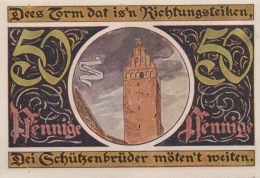 50 PFENNIG 1922 Stadt MALCHIN Mecklenburg-Schwerin DEUTSCHLAND Notgeld #PF593 - Lokale Ausgaben
