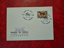 LETTRE / CARTE Luxembourg 1961 PREMIER VOL POSTAL LUXEMBOURG SARREBRUCK - Autres & Non Classés