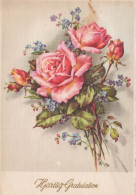 FLOWERS Vintage Ansichtskarte Postkarte CPSM #PAR866.DE - Flowers