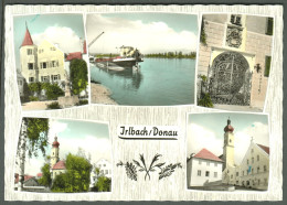 IRLBACH Donau Bei Straubing 5-geteilte Colorierte Ansichtskarte - Straubing