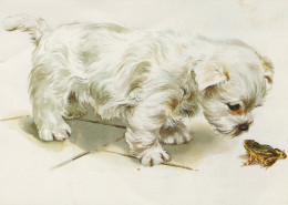 HUND Tier Vintage Ansichtskarte Postkarte CPSM #PAN696.DE - Hunde