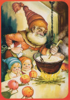 WEIHNACHTSMANN SANTA CLAUS KINDER WEIHNACHTSFERIEN Vintage Postkarte CPSM #PAK237.DE - Santa Claus