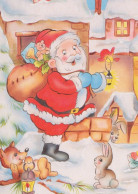 WEIHNACHTSMANN SANTA CLAUS WEIHNACHTSFERIEN Vintage Postkarte CPSM #PAJ749.DE - Santa Claus