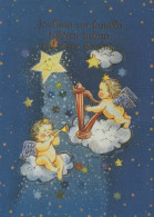 ENGEL WEIHNACHTSFERIEN Feiern & Feste Vintage Ansichtskarte Postkarte CPSM #PAH889.DE - Anges