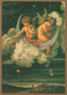 ENGEL WEIHNACHTSFERIEN Feiern & Feste Vintage Ansichtskarte Postkarte CPSM #PAH647.DE - Angels