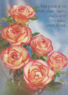 FIORI Vintage Cartolina CPSM #PBZ155.IT - Flowers