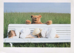 NASCERE Animale Vintage Cartolina CPSM #PBS234.IT - Bären