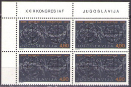 Yugoslavia 1978 - 29th Congress Of International Astronautical Federation, Dubrovnik - Mi 1743 - MNH**VF - Ongebruikt