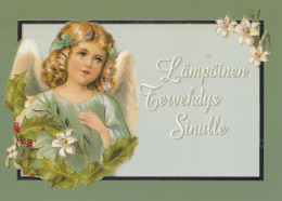 ANGELO Natale Vintage Cartolina CPSM #PBP496.IT - Angels