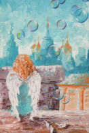 ANGELO Natale Vintage Cartolina CPSM #PBP430.IT - Angels