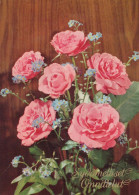 FLORES Vintage Tarjeta Postal CPSM #PAS649.ES - Fleurs