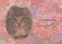GATO GATITO Animales Vintage Tarjeta Postal CPSM #PAM371.ES - Cats