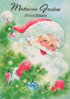 PAPÁ NOEL NAVIDAD Fiesta Vintage Tarjeta Postal CPSM #PAJ879.ES - Santa Claus