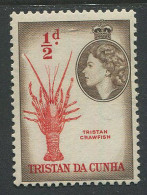 Tristan Da Cunha:Unused Stamp Crawfish, Cancer, 1953, MNH - Crostacei