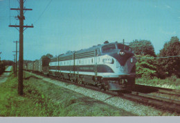 TREN TRANSPORTE Ferroviario Vintage Tarjeta Postal CPSMF #PAA625.ES - Treni
