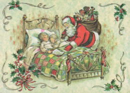 WEIHNACHTSMANN SANTA CLAUS Neujahr Weihnachten Vintage Ansichtskarte Postkarte CPSM #PBB064.DE - Santa Claus