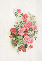 FLEURS Vintage Carte Postale CPSM #PAS650.FR - Flowers