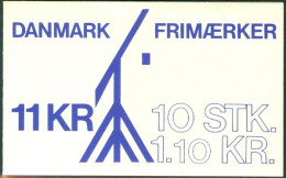 DENMARK 1980 110o SKAGEN LIGHTHOUSE BOOKLET WITH PANE OF 10** - Lighthouses