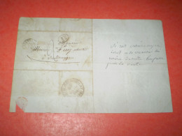 LAC 1846, Le Coteau Pour Vendranges Taxe 2 Décimes + 1 Décime Rural, Cachet Roanne & St Symphorien De Lay - Other & Unclassified