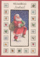 PÈRE NOËL NOËL Fêtes Voeux Vintage Carte Postale CPSM #PAJ540.FR - Santa Claus